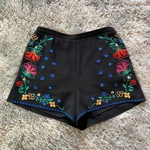 High Waist Festival Shorts